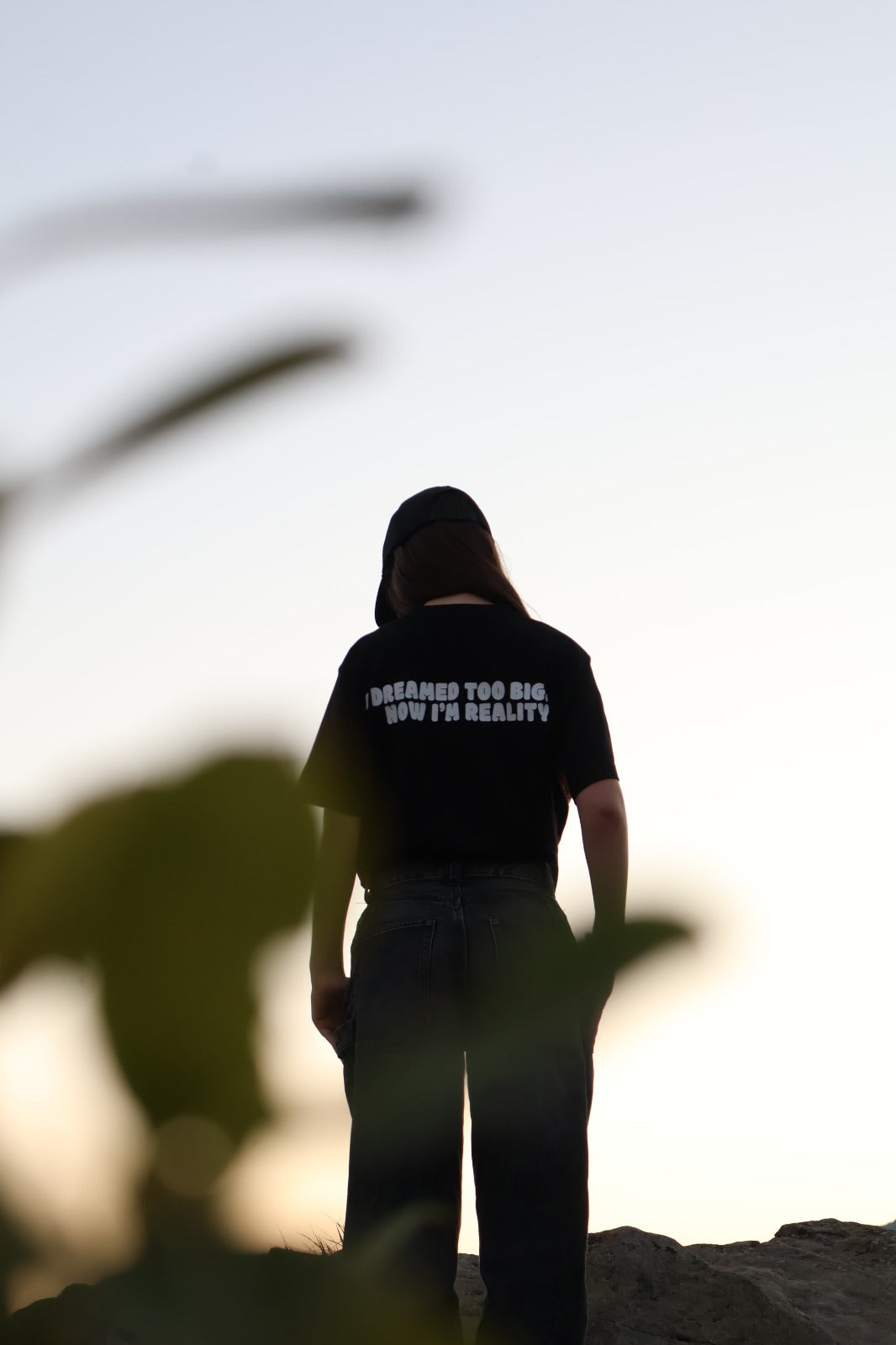 Hand Paint T-shirt - Black